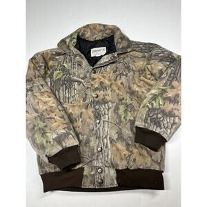 Vintage Clarkfield USA Camo Superflauge By Lynch Youth Jacket Size YM